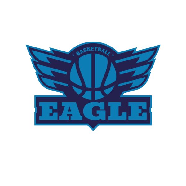Eagle Basketball Logo Template Miniatura