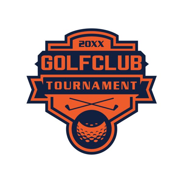 Golf club Tournament logo template 02 Miniatura